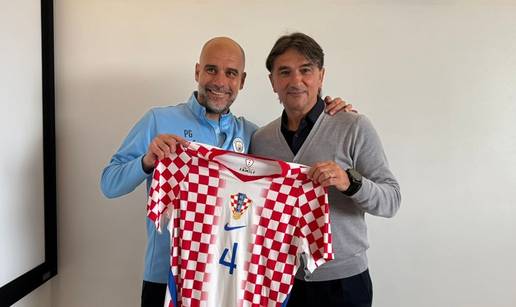 Dali&cacute; posjetio Guardiolu i dao mu novi dres 'vatrenih'! Evo o &ccaron;emu su pri&ccaron;ali u Manchesteru