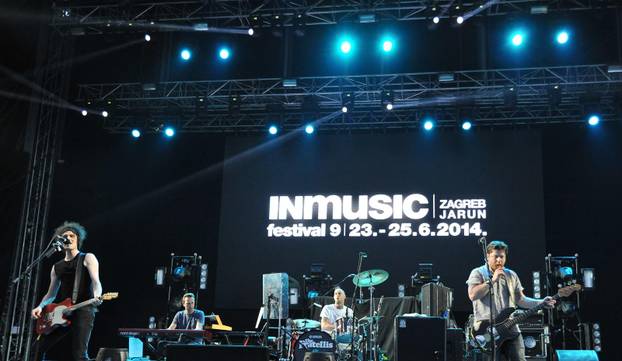 Zagreb: INmusic Festival 2014, koncert grupe The Fratellis