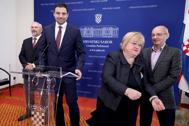 Zagreb: Restart koalicija o raspuštanju Hrvatskog sabora