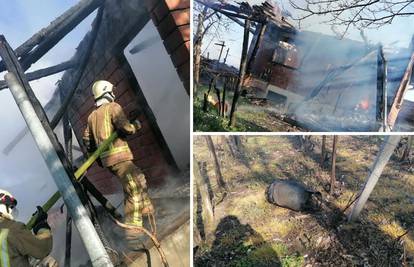 Vatrogasci spriječili tragediju u požaru, pomogli vlasniku kuće: 'Imao je opekline i porezotine'