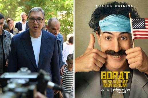VIDEO Vu&ccaron;i&cacute; ili Borat? &Scaron;iri se hit snimka, sli&ccaron;nosti su fascinantne!