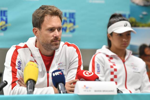 Varaždin: Konferencija za medije hrvatske teniske reprezentacije 