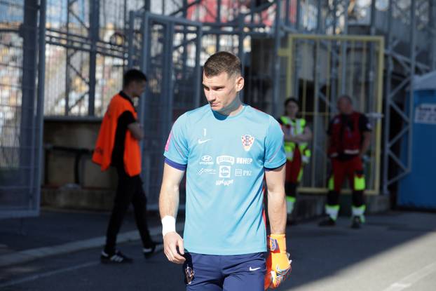 Rijeka: Trening hrvatske nogometne reprezentacije