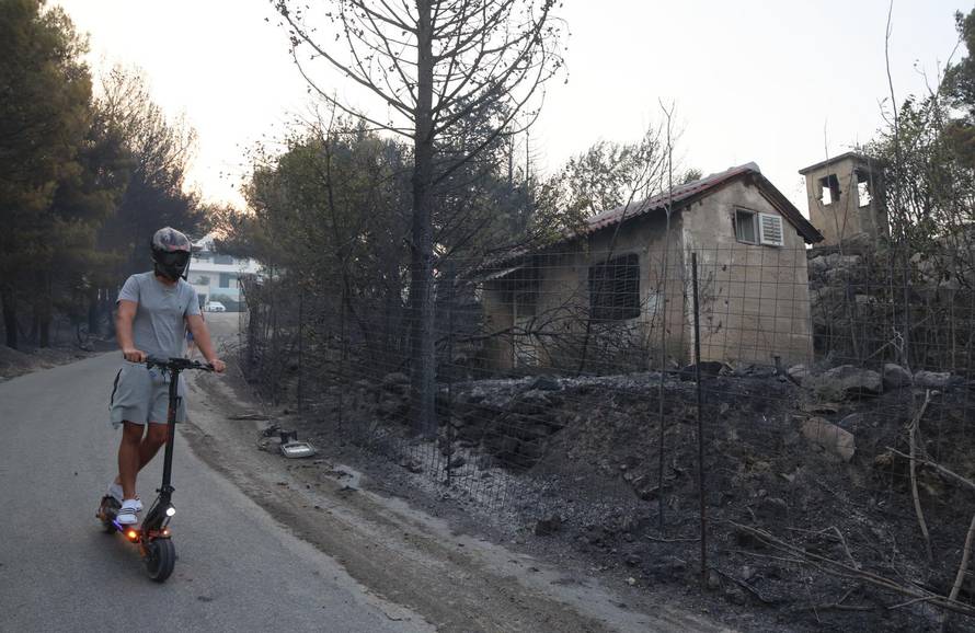 Posljedice požara kod Omiša