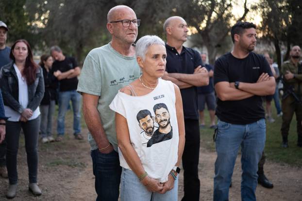 October 7th second anniversary memorial in Kfar Aza