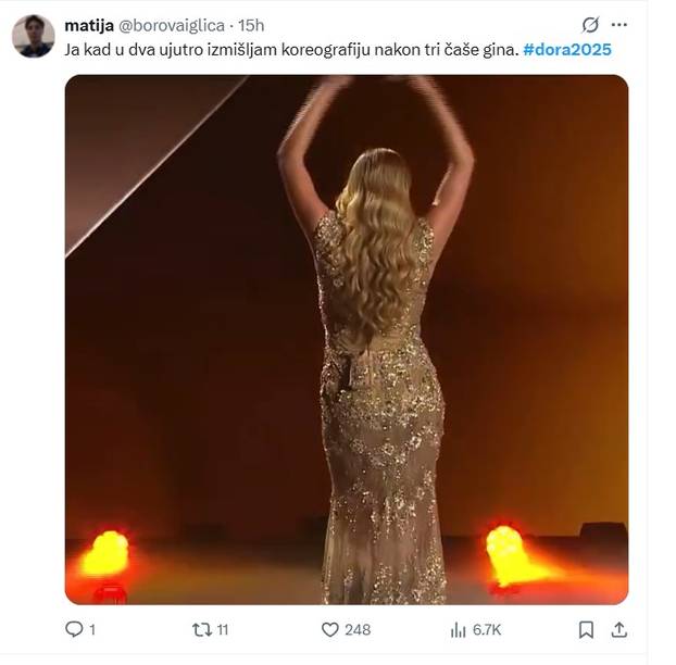 FOTO Pljušte reakcije nakon Dore, ovo su memovi: 'Tko ovo pušta? Što je s glasom? A ton?'