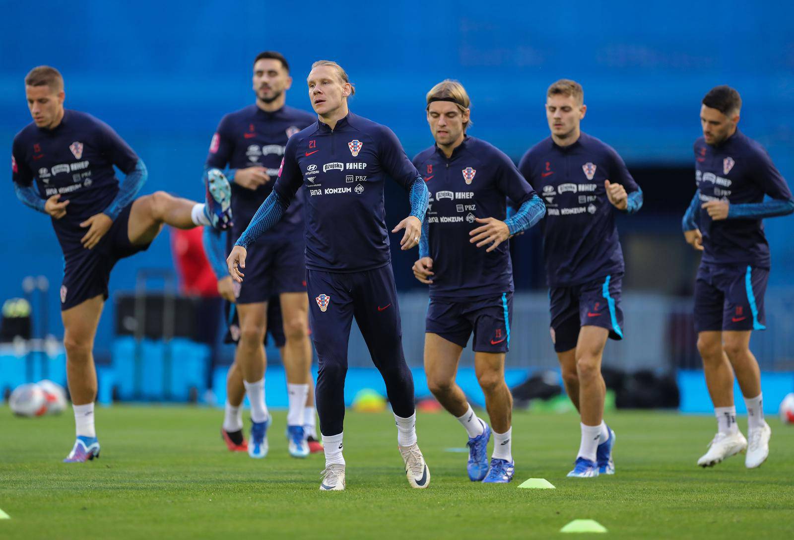 Zagreb: Trening hrvatske nogometne reprezentacije na Maksimiru