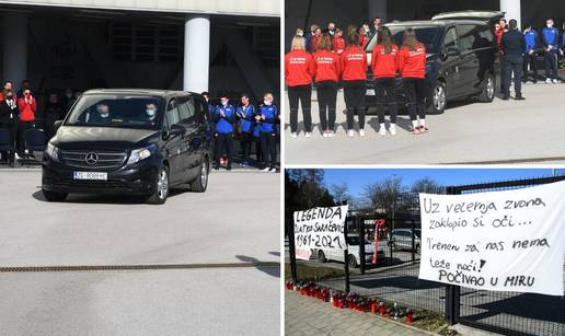 Pljesak i gorki plač odjekivali Koprivnicom: Igračice Podravke oprostile su se od svog trenera