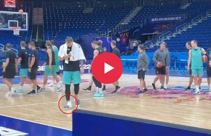 VIDEO Alarm u Sloveniji: Dončić napustio trening uoči 1/4 finala