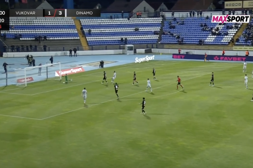 Golovi na utakmici Vukovar - Dinamo