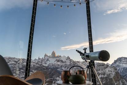 Hotel na stijenama u Patagoniji