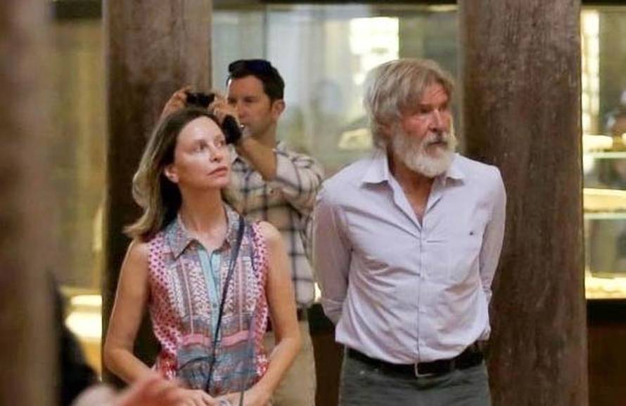 Harrison Ford And Calista Flockhart Seen On Holiday In Cordoba In Spain
