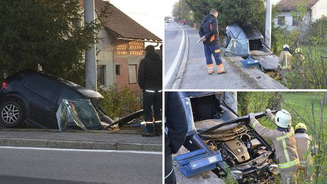 Bizarna nesreća u Karlovcu:  Vozač sletio autom u dvorište