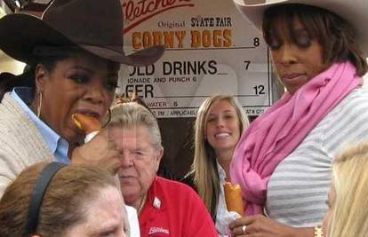 Oprah se opustila i navalila na hotdog i prženi maslac