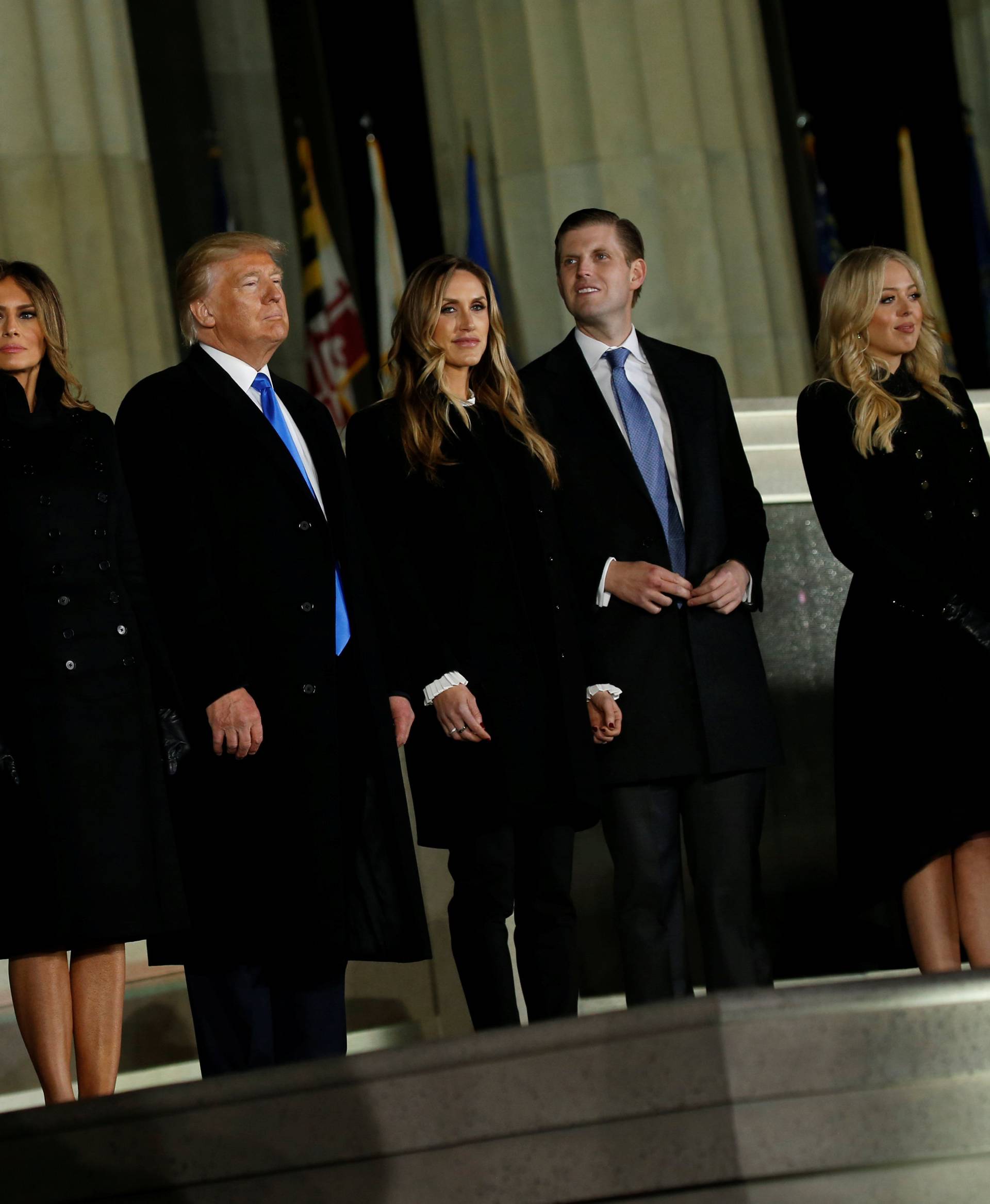 Trump and his family take part in a Make America Great Again welcome concert in Washington