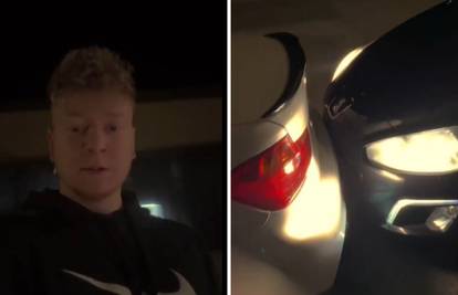 Influencer u Čakovcu snimio tipa kako se zabija u njega. Policija shvatila da je nešto jako čudno