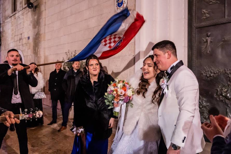 Sinj: Vjenčanje Nediljka Bulja i Pie Cvitković