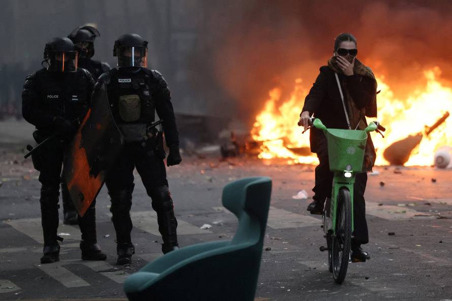 Nationwide protests in France against the cost of living