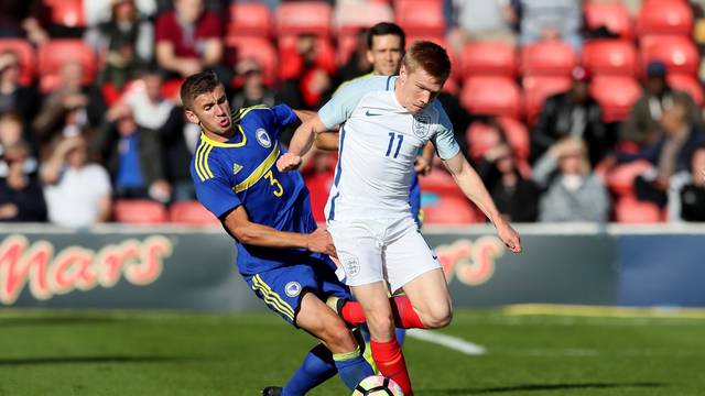 England U21s v Bosnia and Herzegovina U21s - 2017 UEFA European Under-21 Championship Qualifying - Group 9 - Banks's Stadium