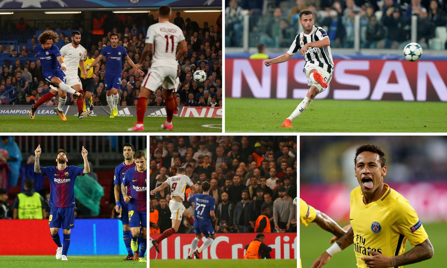 Večer eurogolova: Luiz, Pjanić, Leo Messi, Džeko ili - Neymar?