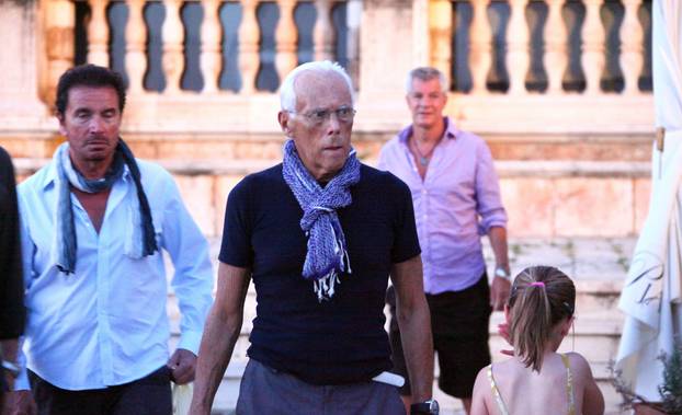 Hvar: Poznati dizajner Giorgio Armani na odmoru obavio i mali shopping