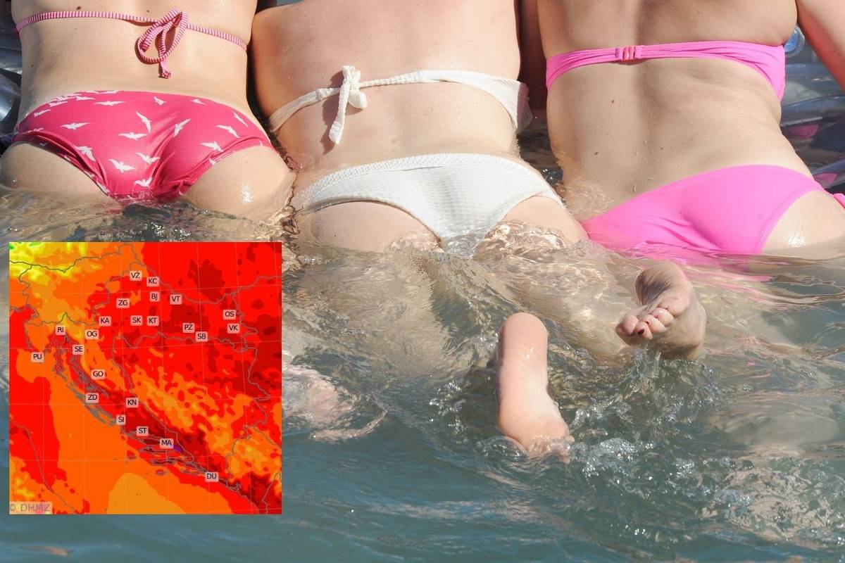 Prognoza po gradovima: Oprez u Osijeku, jutros prije devet sati u Splitu izmjereno 30 stupnjeva