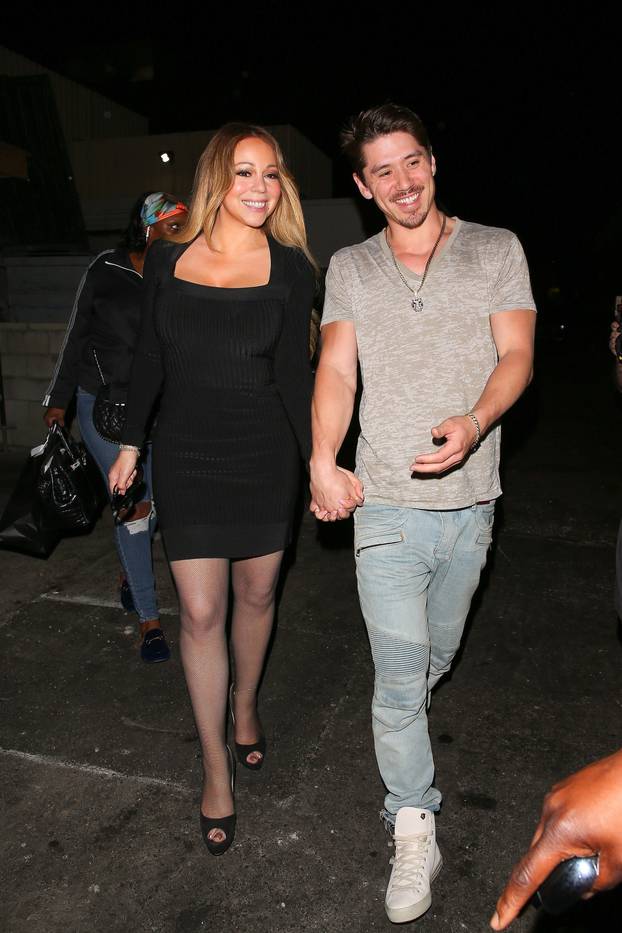 Mariah Carey and Bryan Tanaka leaving Mastros restaurant after romantic dinner Part 2