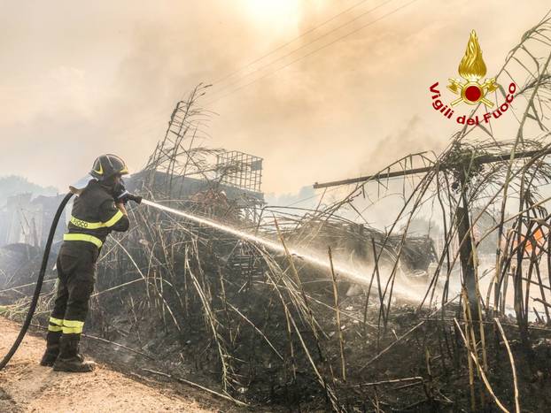 Wildfires in Sardinia