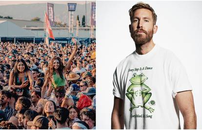 Calvin Harris nastupa na Žnjanu tijekom Hard Summer festivala