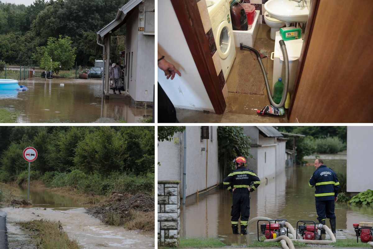 Velika šteta u Slavoniji: Ceste, auti, kuće, podrumi poplavljeni