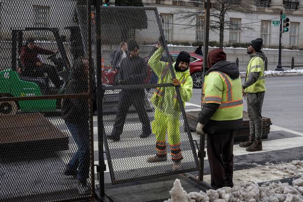 Preparations ahead of U.S. President-elect Trump's inauguration in Washington