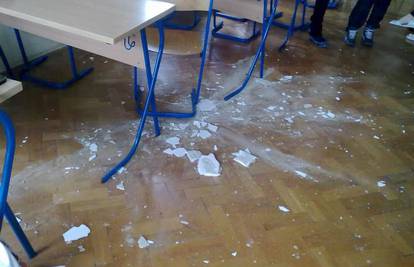 Zagreb: Na učenicu u školi na satu je pao dio stropa