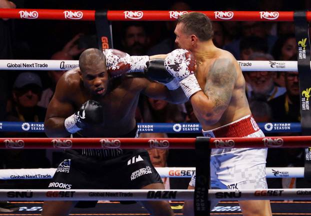 FILE PHOTO: Oleksandr Usyk v Daniel Dubois - WBC, WBO, WBA & IBF World Heavyweight Titles