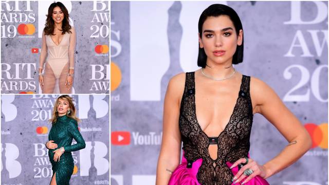 Parada kiča: Dua Lipa u čipki, pokazala je dekolte do pupka