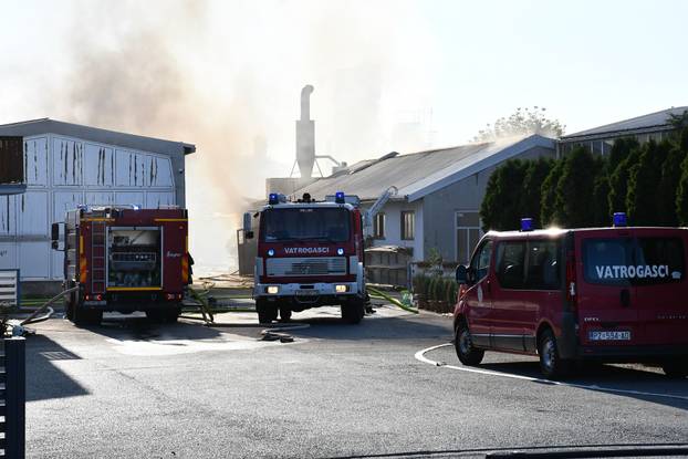 FOTO Buktinja 'progutala' halu tvornice Windor kod Pleternice