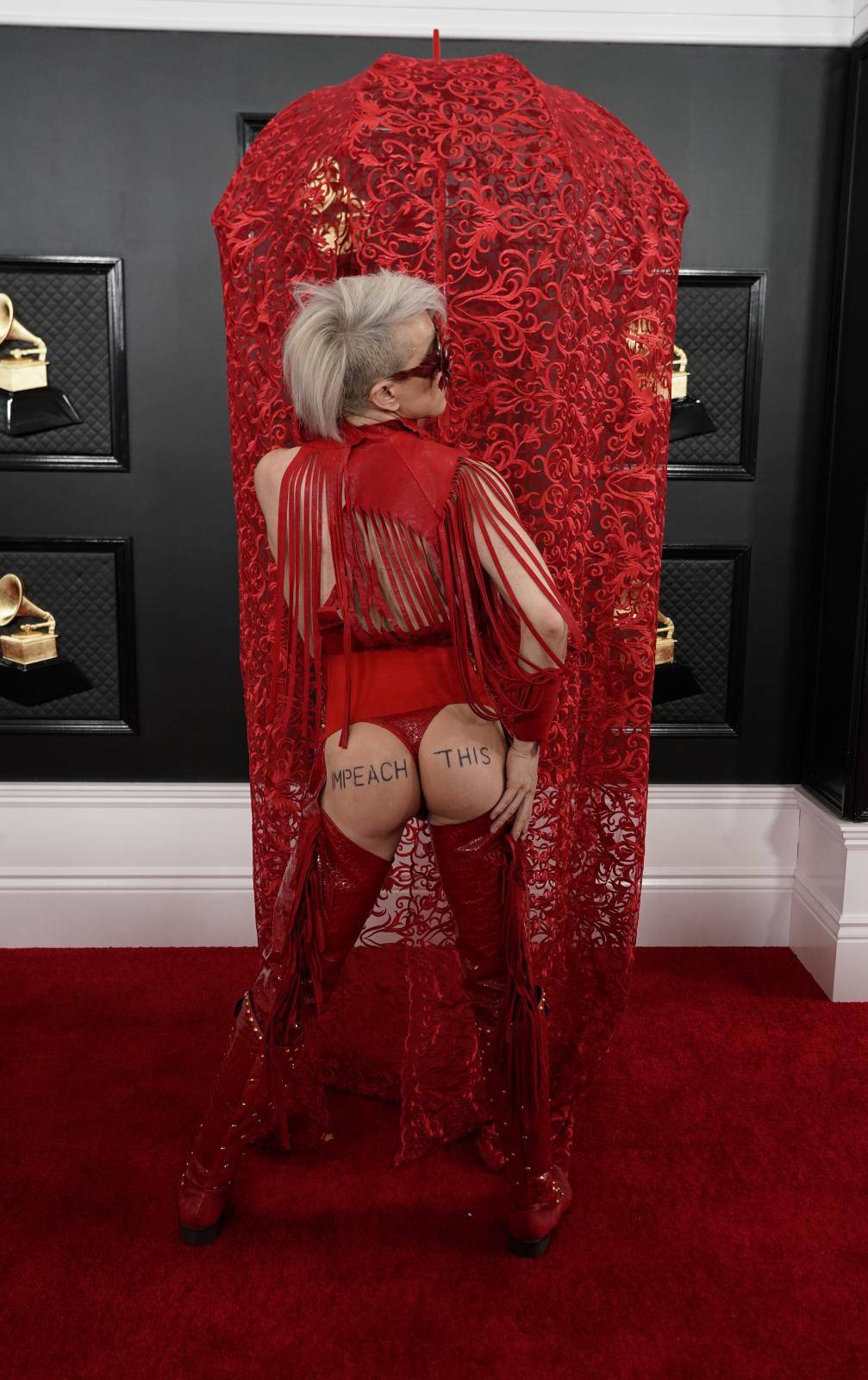 62nd Grammy Awards – Arrivals – Los Angeles, California, U.S., January 26, 2020 - Ricky Rebel