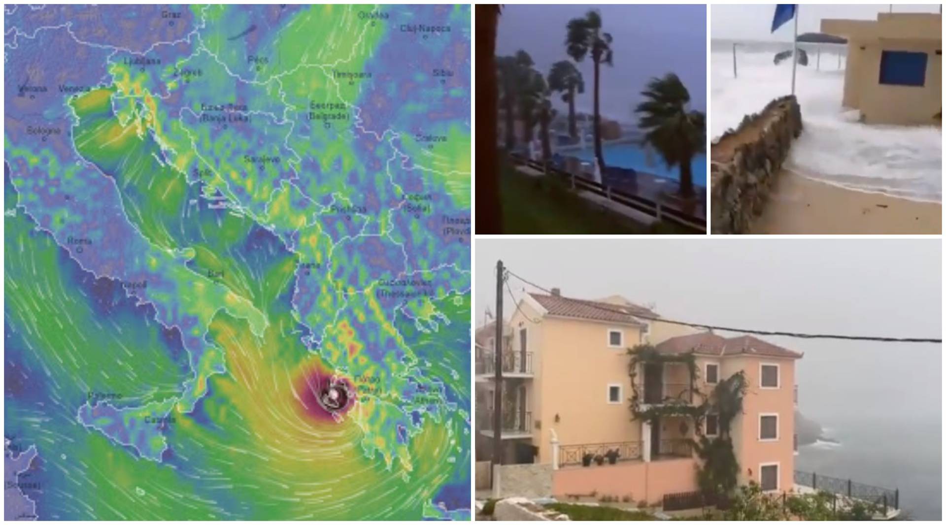 Uragan sve bliže Grčkoj: Brzo pronađite alternativni smještaj!