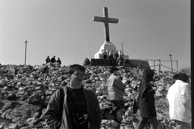 Podbrdo, mjesto ukazanja Gospe u Međugorju, 27.1.1991.