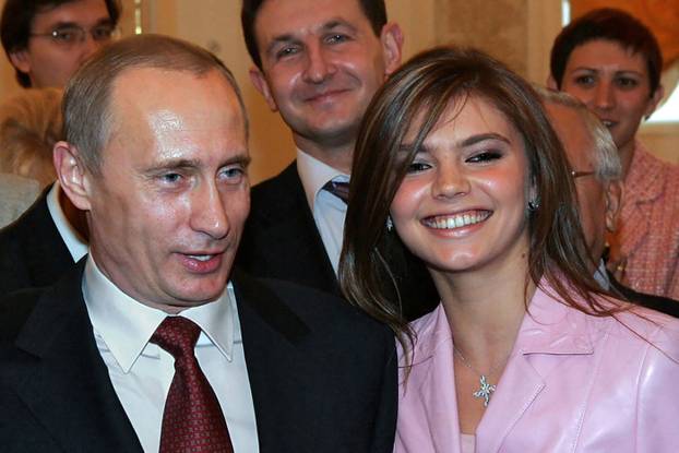 Vladimir Putin with his longtime lover Alina Kabaeva, 42.
