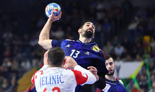 EHF 2024 Men's European Handball Championship - Main Round - France v Croatia