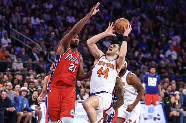 NBA: Playoffs-Philadelphia 76ers at New York Knicks