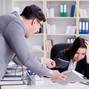 Office conflict between man and woman