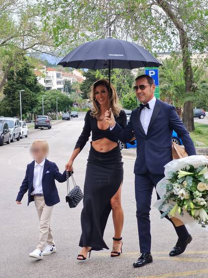 Pogledajte kako su se dame odjenule za svadbu hajdukovca Marka Livaje i Iris Rajčić u Splitu