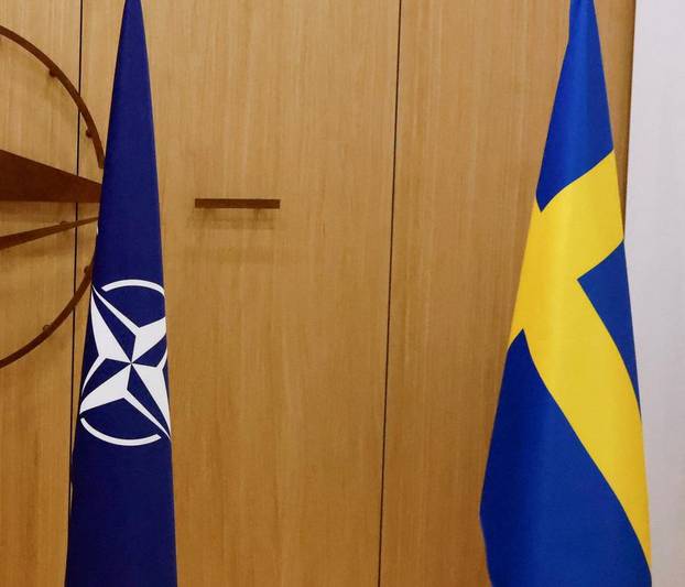 FILE PHOTO: NATO holds ceremony to mark Sweden's and Finland's application for membership in Brussels