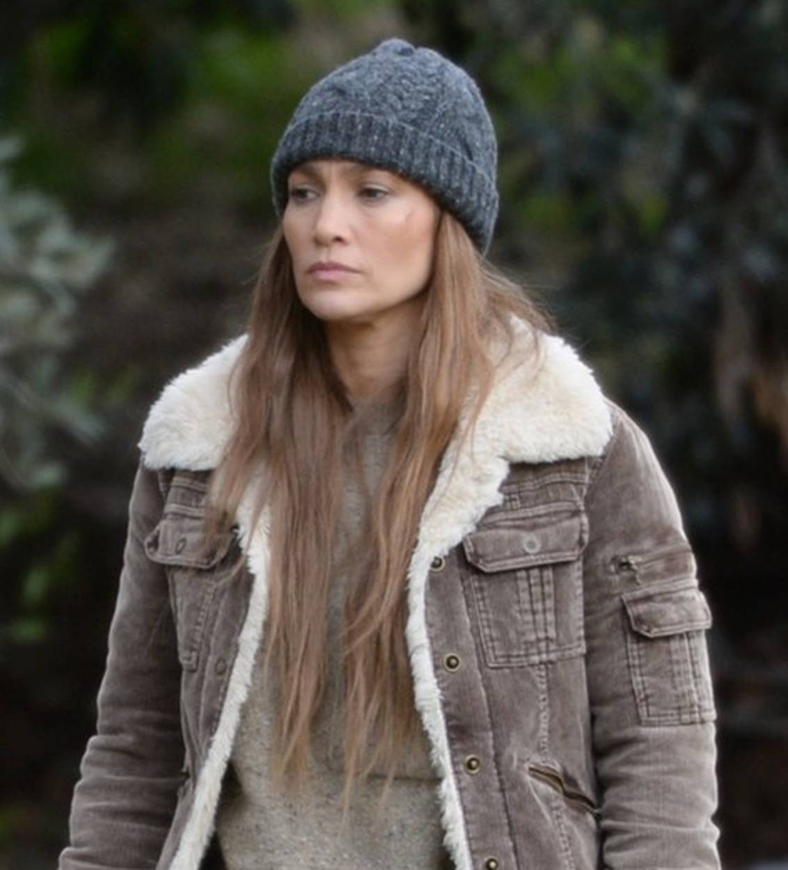 EXCLUSIVE: Jennifer Lopez is Spotted Filming Reshoots for 'The Mother' in Los Angeles.