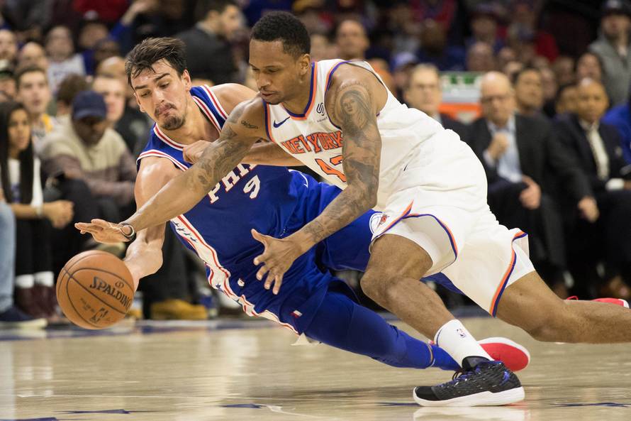 NBA: New York Knicks at Philadelphia 76ers