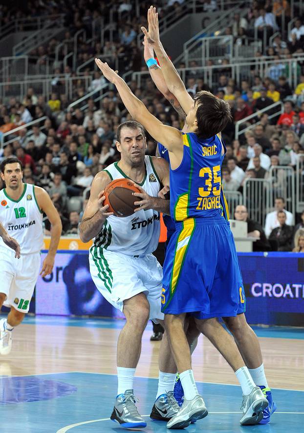 Zagreb: Euroliga, 2. kolo, KK Zagreb CO - Panathinaikos