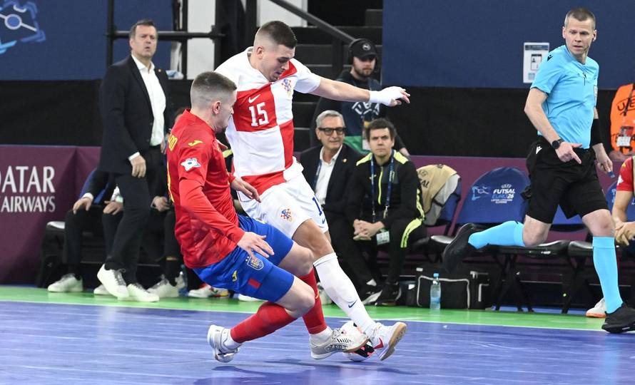 Susret Hrvatske i Španjolske u polufinalu Europskog prvenstva u futsalu