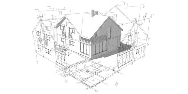 Architectural,Drawings,3d,Illustration