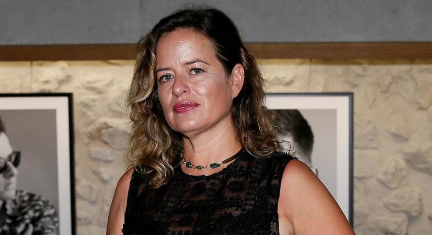 FILE PHOTO: Designer and model Jade Jagger poses during the inauguration of her exhibition "Don't take it personally" at Studio 57 gallery in Paris